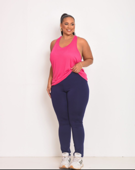 Roupa de Academia Plus Size Baixa Transparência