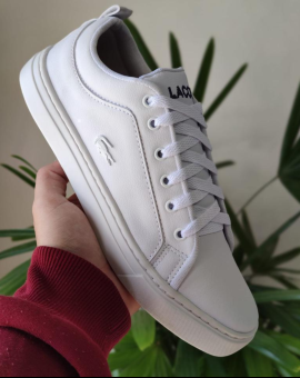 Sapatênis Lacoste Branco Confortável