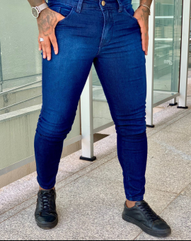 Calça Jeans Masculina com Bolso Skinny
