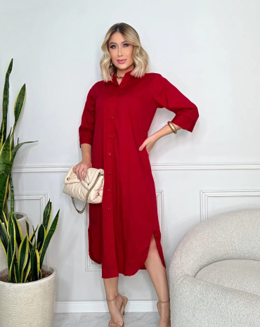 chemise-midi-moda-evangelica-vermelho-atacado-rua-44-goiania 