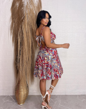 Vestido Curto Indiano de Alcinhas Costa Nua Atacado na Rua 44 Goiânia