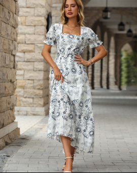 Vestido Longo Acinturado 3 Marias