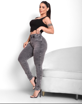 Calça Jeans Cintura Alta Feminina