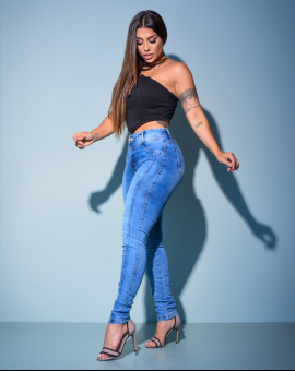 Calça Jeans Feminina Sky Clean