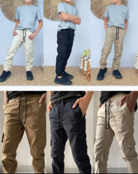 Calça Jogger para Menino com Bolsos