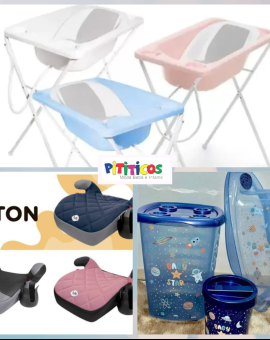 Conjunto Banheira de Bebê com Suporte Desmontável