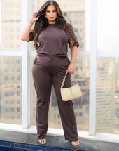 Conjunto Plus Size Aerolook Calça e Blusa Atacado na Rua 44 Goiânia