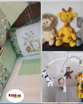 Mobile Musical para Berço Safari