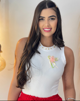 Regata Branca Canelada Básica