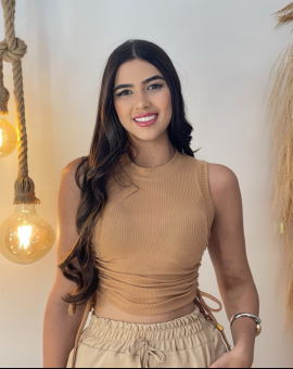 Regata Canelada Feminina com Elástico Lateral