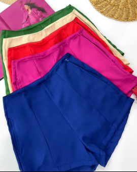 Short Zara Curto Cintura Alta