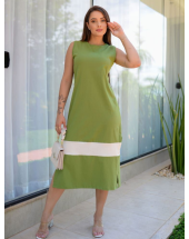 Vestido Midi com Barra Soltinho Atacado na Rua 44 Goiânia