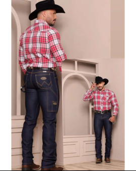 Calça Carpinteira Masculina Lavagem Escura