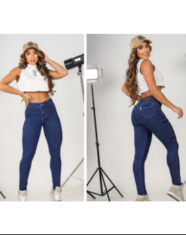 Calça Skinny Jeans Lavagem Escura