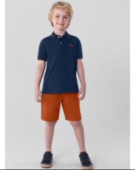 Conjunto Camisa Polo e Short Infantil
