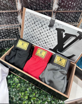 Cueca Box 100% Algodão Louis Vuitton