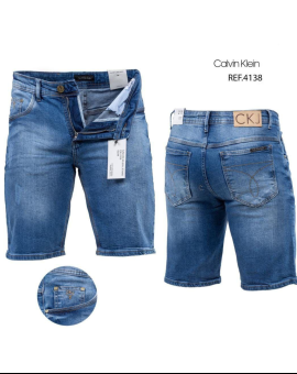 Bermuda Jeans Masculina Calvin Klein