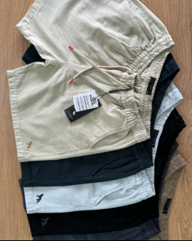 Bermuda Social Masculina com Bolso