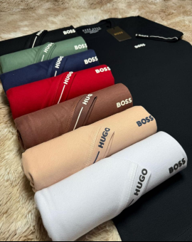 Camiseta Hugo Boss Básica Masculina