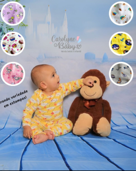 Conjunto Infantil com Diversas Estampas e Calça