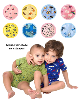 Conjunto Infantil Estampado para Menino