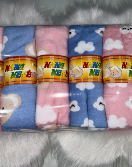 Manta Infantil de Microfibra Estampada