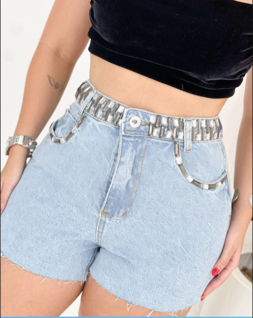 short-feminino-jeans-cintura-alta-lavagem-clara-atacado-rua-44-goiania 