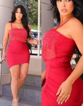 Vestido Feminino Curto Moda Balada com Brilho Atacado 44 Goiânia