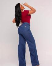 Calça Jeans Feminina Modelo Wide Leg Atacado 44 Goiânia