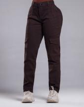 Calça Jeans Feminina Mom Cargo Atacado 44 Goiânia