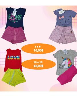 Conjuntinho Infantil para Menina Dia a Dia