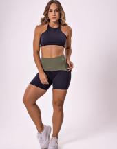 Conjunto Fitness Estiloso Top e Short de Poliamida Atacado 44 Goiânia