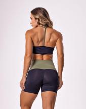 Conjunto Fitness Estiloso Top e Short de Poliamida Atacado 44 Goiânia