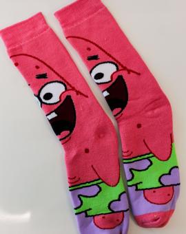 Meia Adulto Unissex Cano Alto de Personagem