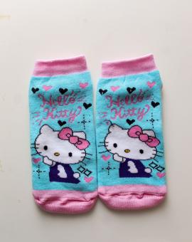 Meia Infantil para Menina Cano Baixo Hello Kitty