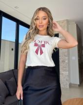 T Shirt Luxo de Algodão com Aplicação Atacado 44 Goiânia