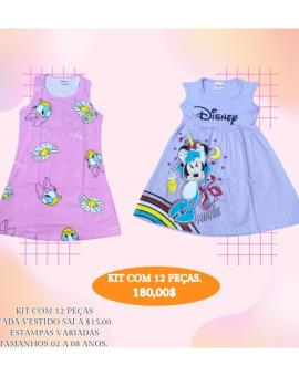 Vestido Infantil para Menina de Personagem