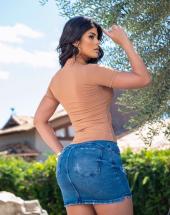 Blusa Feminina de Manguinha no Suplex Atacado 44 Goiânia