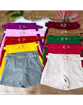 Short de Alfaiataria Premium com Cinto