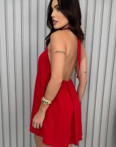 Vestido Curto Soltinho Gola Alta Atacado 44 Goiânia