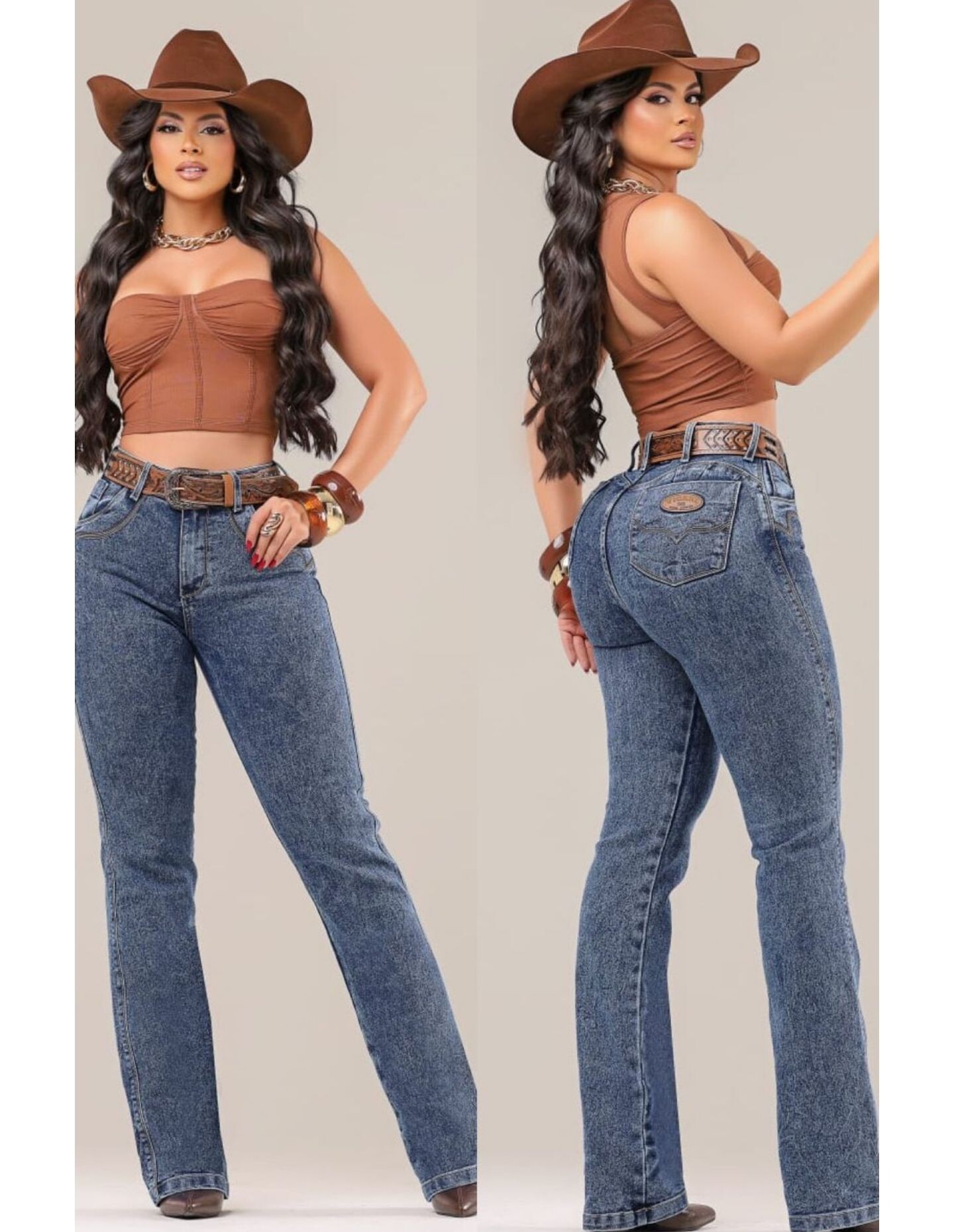 Calça Jeans Country Feminina Tradicional no Atacado em Goiânia.