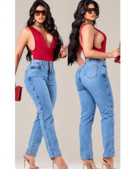 Calça Mom Jeans Feminina Larguinha