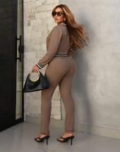 Conjunto Feminino Moletinho Calça e Blusa Atacado 44 Goiânia