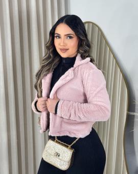 Jaquetinha Feminina Peluciada Lisa