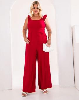 Macacão Longo Soltinho no Crepe Dunas