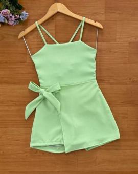 Macaquinho Curto Infantil em Alfaiataria