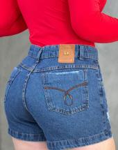 Shortinho Jeans Feminino Tradicional Atacado 44 Goiânia