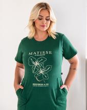 Vestido de Manguinha e Bolso Lateral Atacado 44 Goiânia