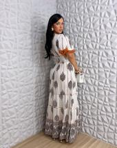 Vestido Indiano Longo de Manguinha Atacado 44 Goiânia