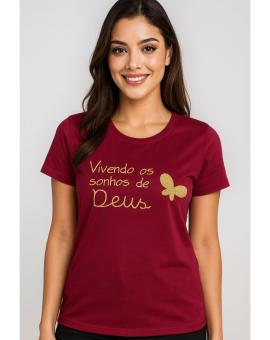 Blusa Feminina com Frase Bíblica